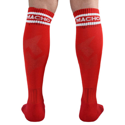 MacHo Underwear - Lange Socken im Fußballstil