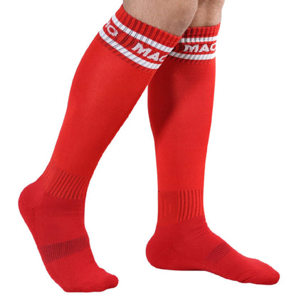 MacHo Underwear - Lange Socken im Fußballstil