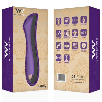 Womanvibe - Mandy K. -  Aufladbarer Vibrator aus Silikon