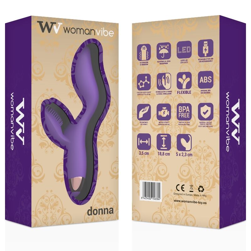 Womanvibe - Womanvibe - Donna Aufladbarer Silikonvibrator