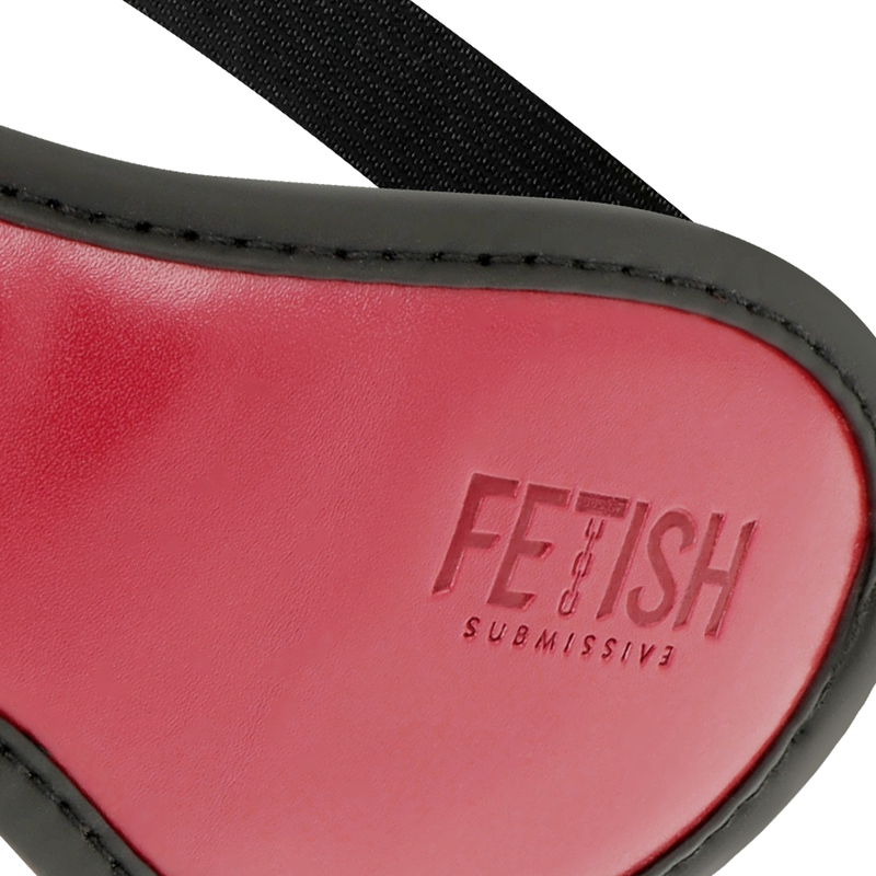 Fetish Submissive - Vegane Ledermaske mit Neoprenfutter