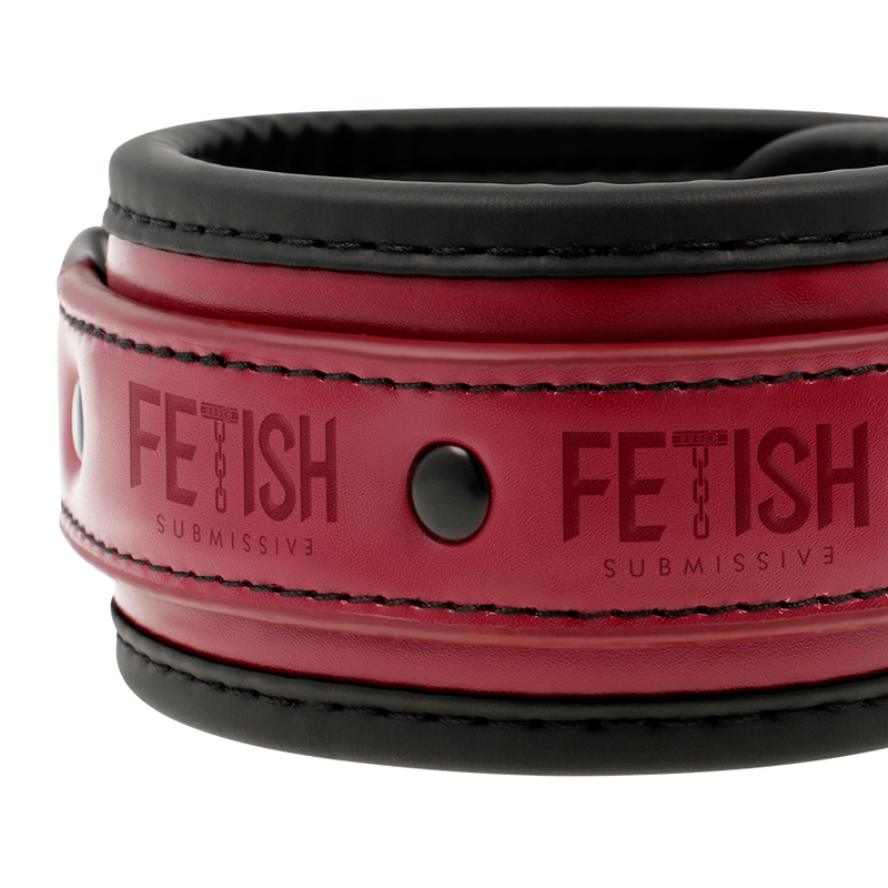 Fetish Submissive - Dark Room - Knöchelhandschellen aus veganem Leder