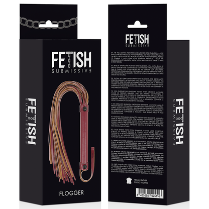 Fetish Submissive - Fetish Submissive Dark Room - Peitsche Aus Veganem Leder