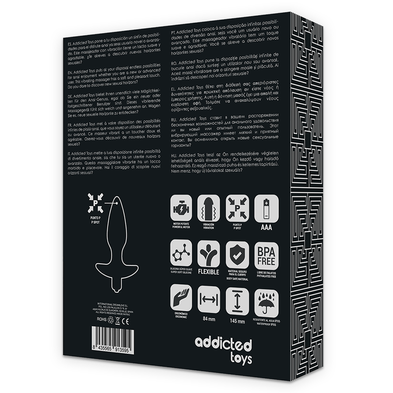 Addicted Toys - Flexibler Analvibrator Prostatastimulation