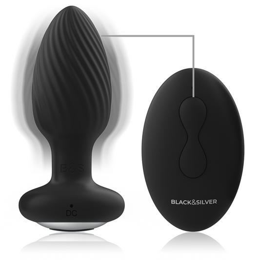 Black&Silver Analvibrator und Fernbedienung
