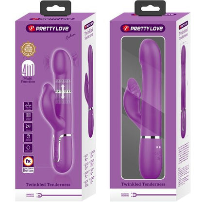 PRETTY LOVE - 4 IN 1 MULTIFUNKTIONSVIBRATOR & STIMULATOR LILA