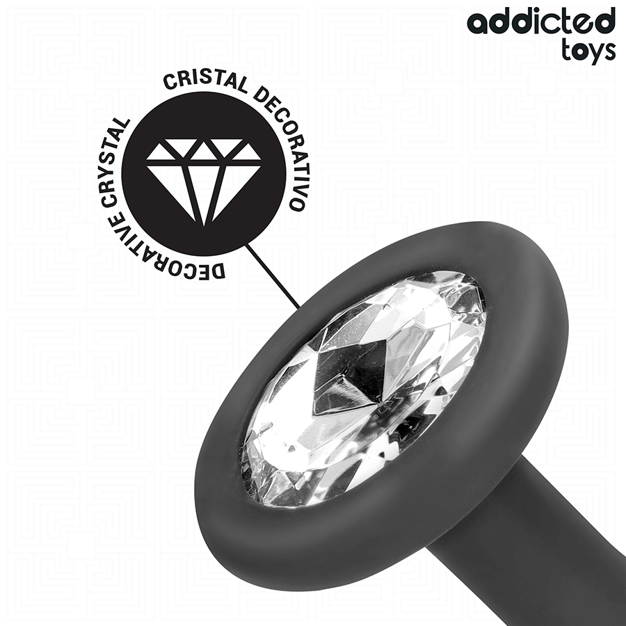 Glitzer Analplug-Set 3 Stück