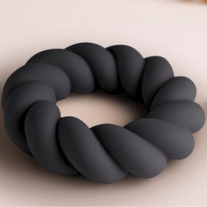 ROCKS-OFF - TWIST SCHWARZER SILIKON-MASTURBATOR-RING