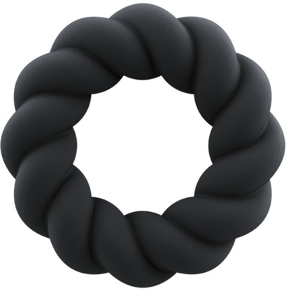 ROCKS-OFF - TWIST SCHWARZER SILIKON-MASTURBATOR-RING