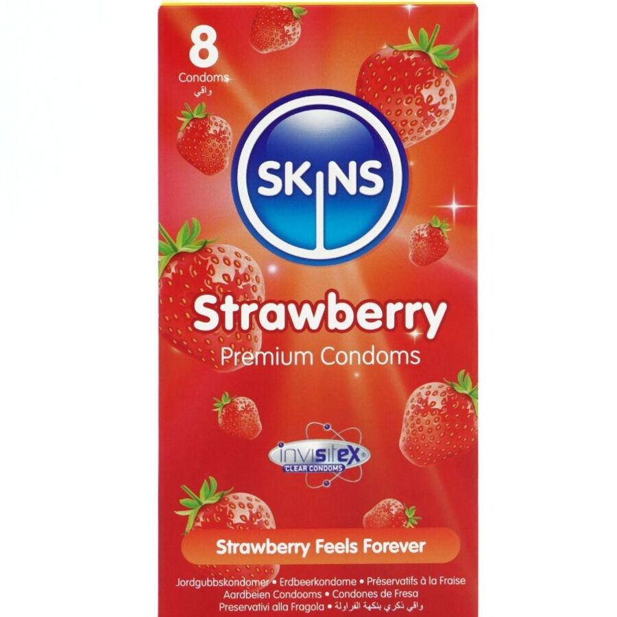 Skins Erdbeere Kondome