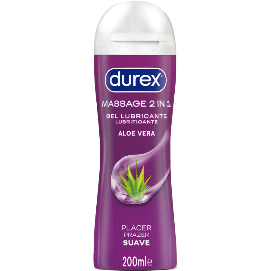 Durex - Aloe Vera 2 in 1 Massage- und Gleitgel 200ml