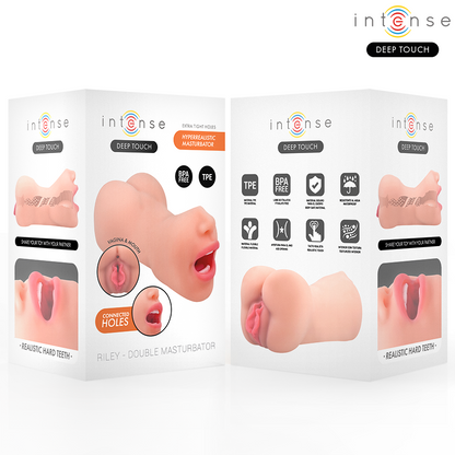 Riley Double Mouth & Vagina Masturbator