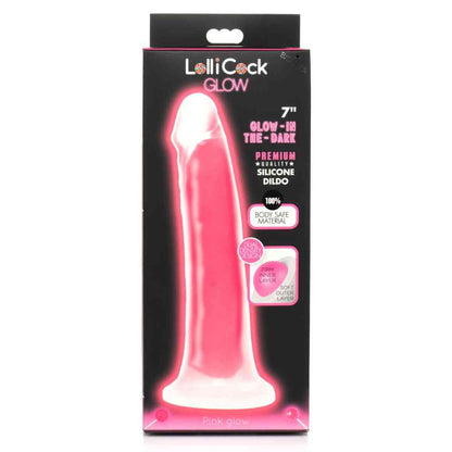 Verpackung Pinker Dildo "Glow in the Dark"