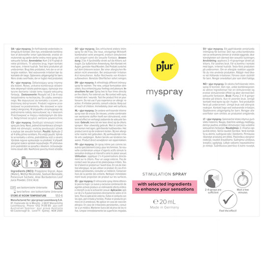 Pjur - Myspray - Stimulationsspray