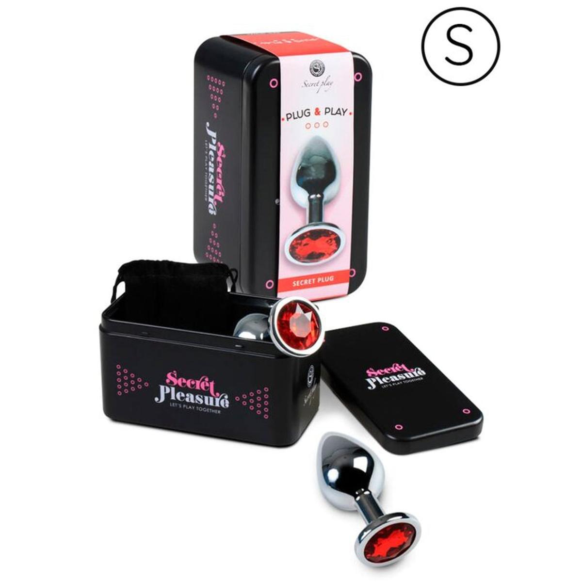 Secretplay - Analplug aus Metall mit Diamant Stopper