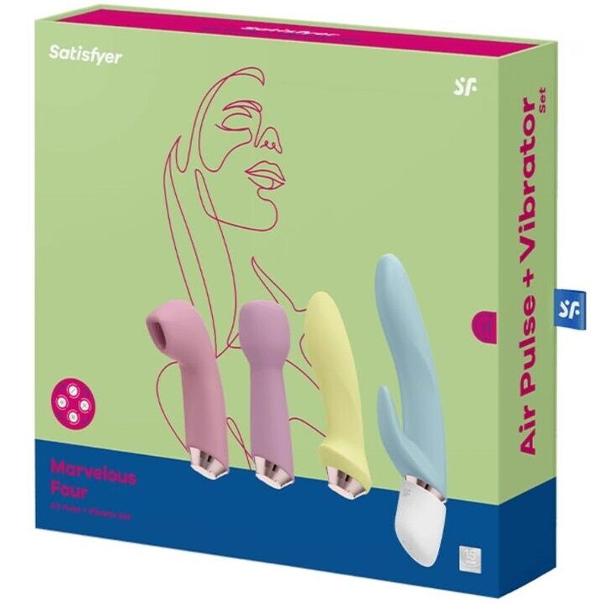 Vibrator-Set "Satisfyer: Marvelous Four" - OH MY! FANTASY