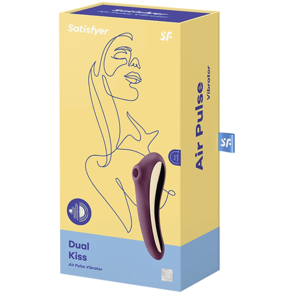 Druckwellenvibrator „Satisfyer: Dual Kiss“ - OH MY! FANTASY