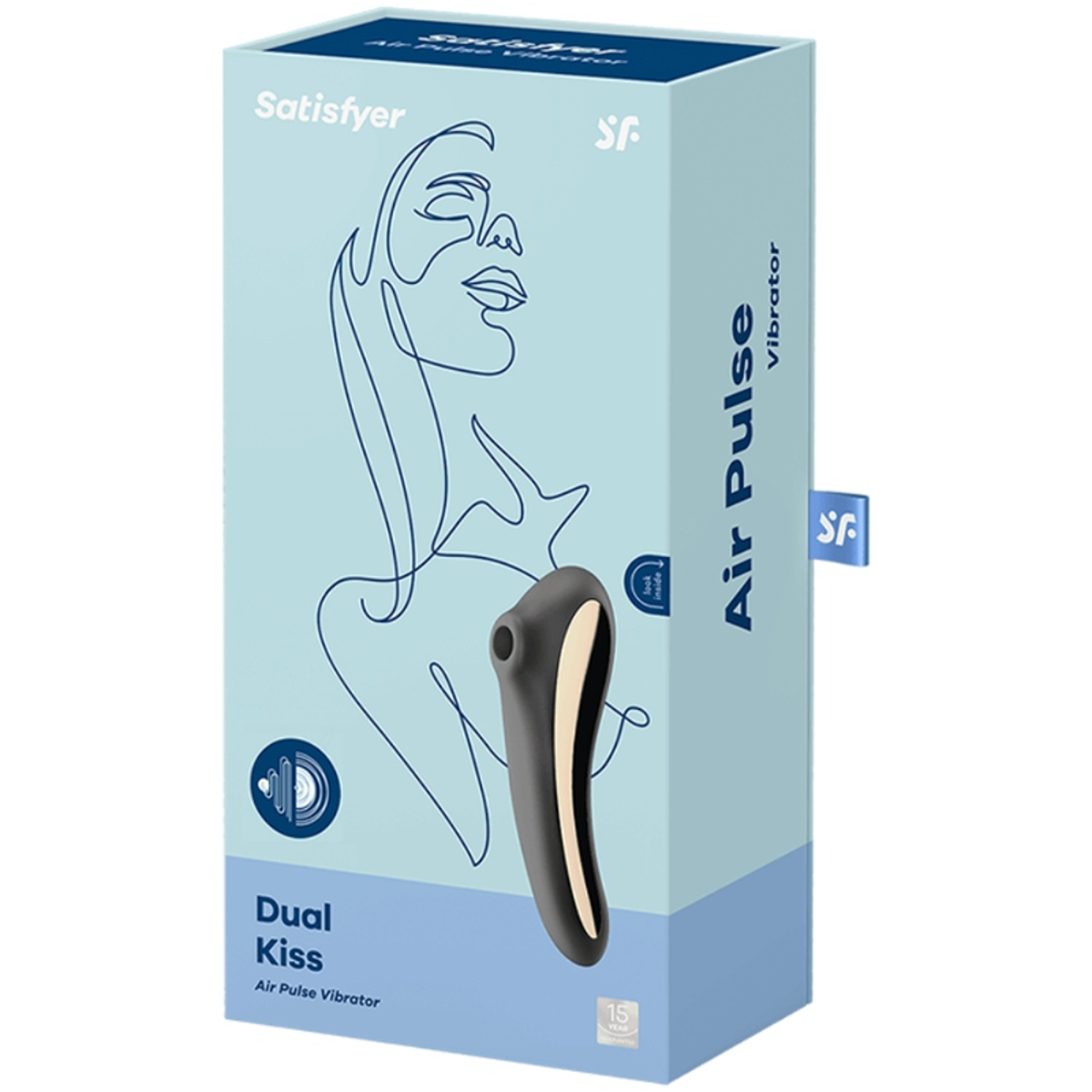 Druckwellenvibrator „Satisfyer: Dual Kiss“ - OH MY! FANTASY