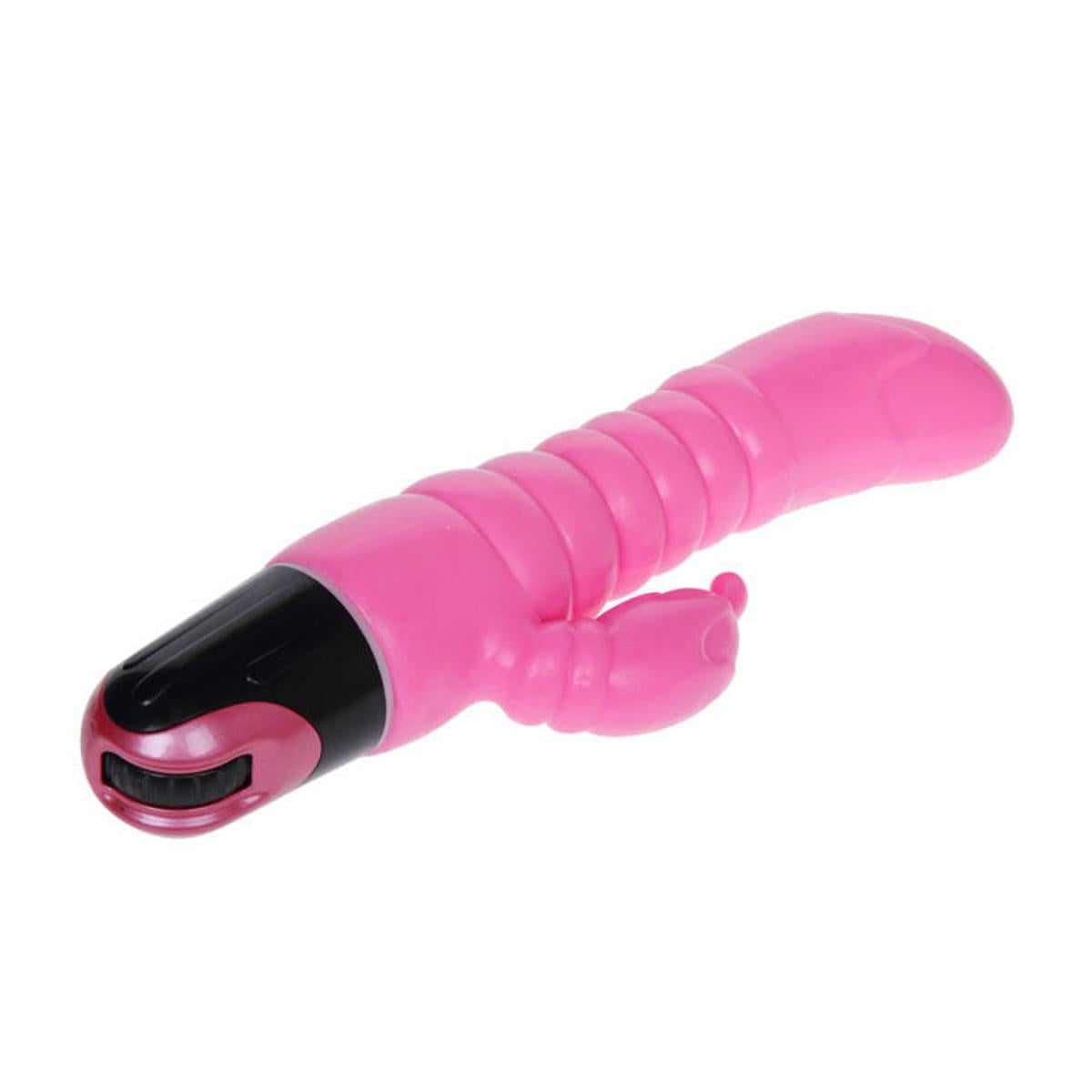 Rabbitvibrator mit Rillen am Schaft - OH MY! FANTASY