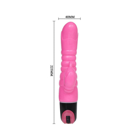 Rabbitvibrator mit Rillen am Schaft - OH MY! FANTASY