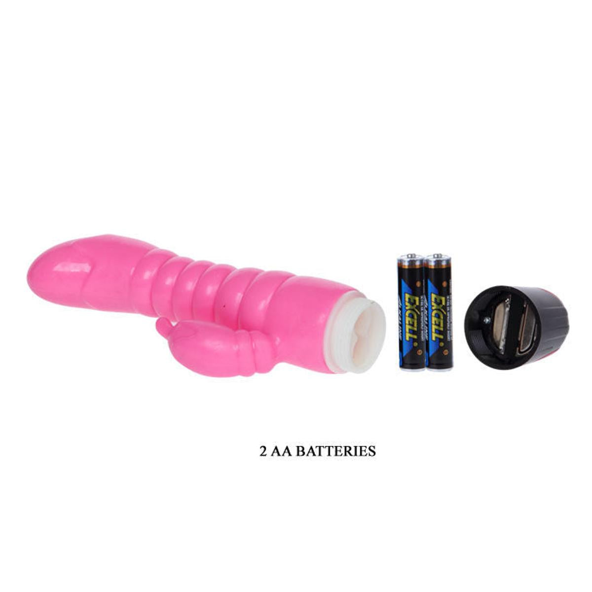 Rabbitvibrator mit Rillen am Schaft - OH MY! FANTASY