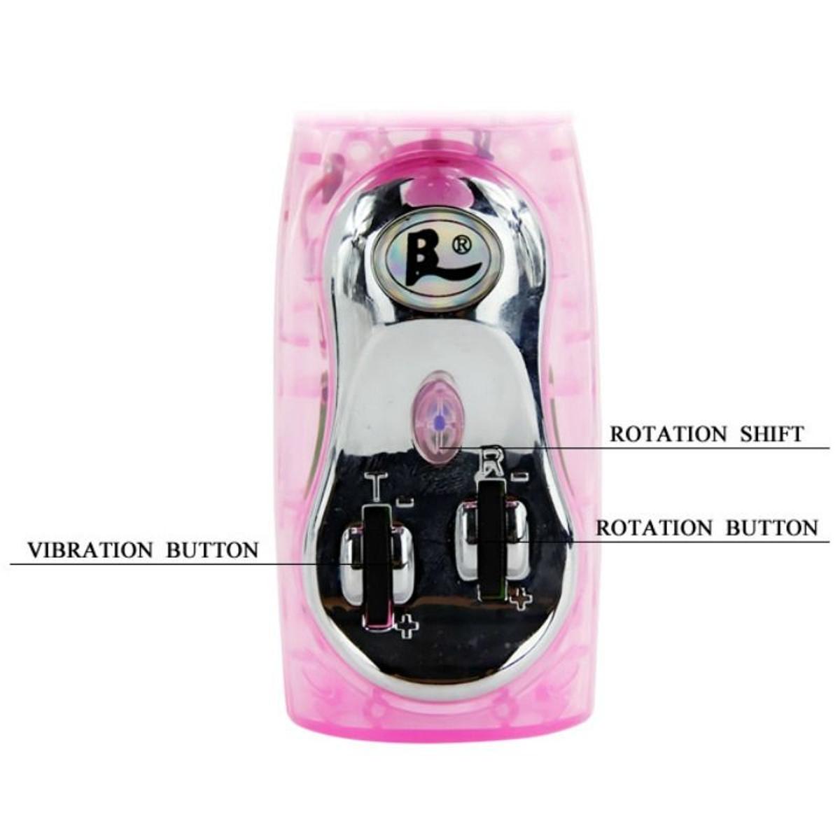 Rabbitvibrator "Faszination" mit Vibrations- und Rotationsfunktion - OH MY! FANTASY