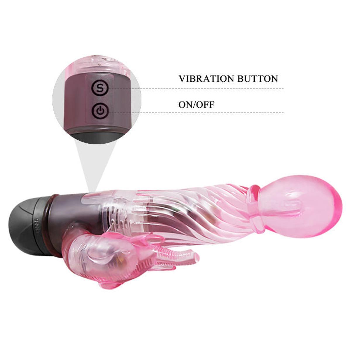 Rabbitvibrator mit Klitorisstimulator im Elefanten-Design - OH MY! FANTASY