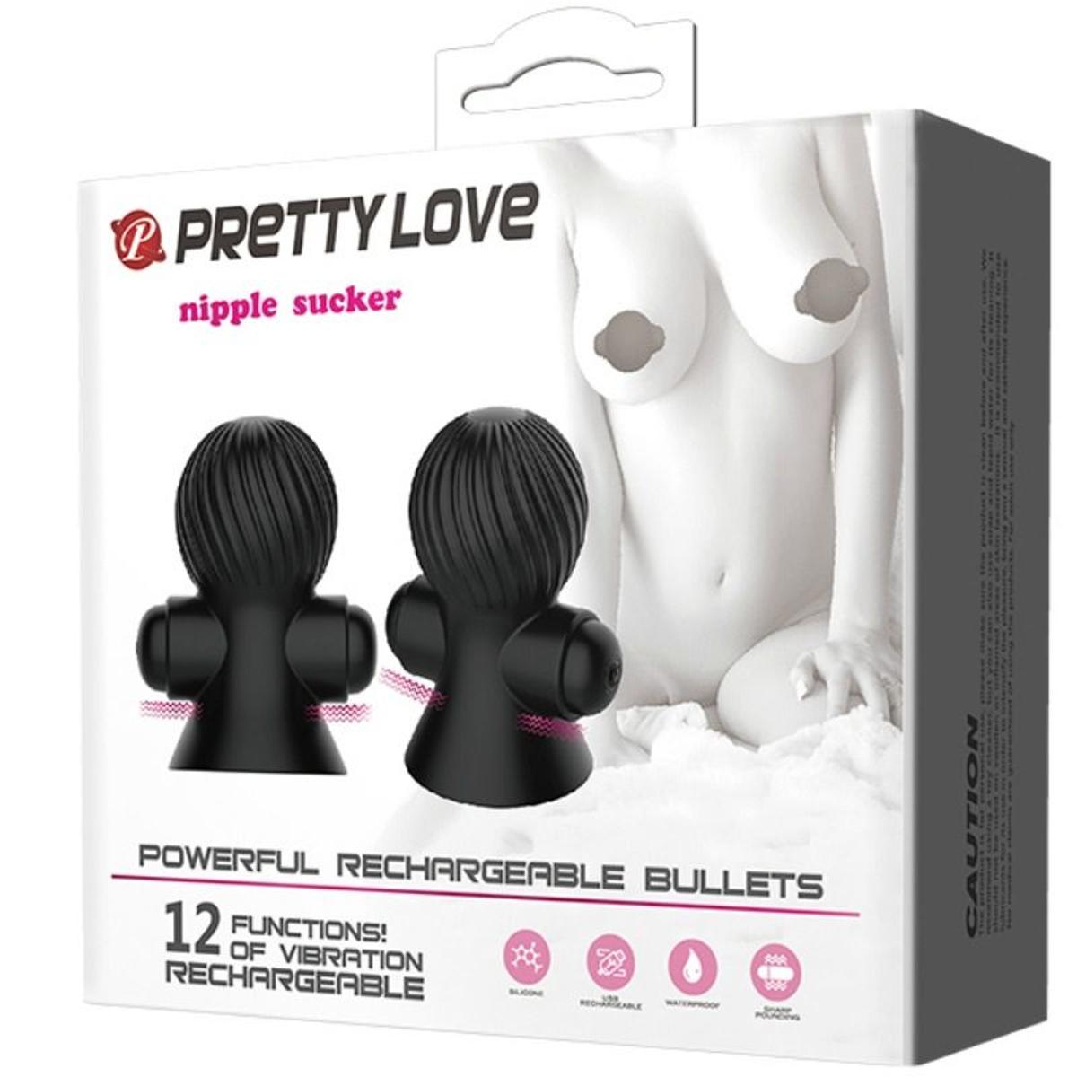 Nippelsauger "Powerful Smart Bullets" mit Vibration - OH MY! FANTASY