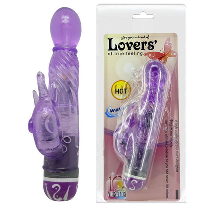 Rabbitvibrator mit Klitorisstimulator in Delphin-Design - OH MY! FANTASY