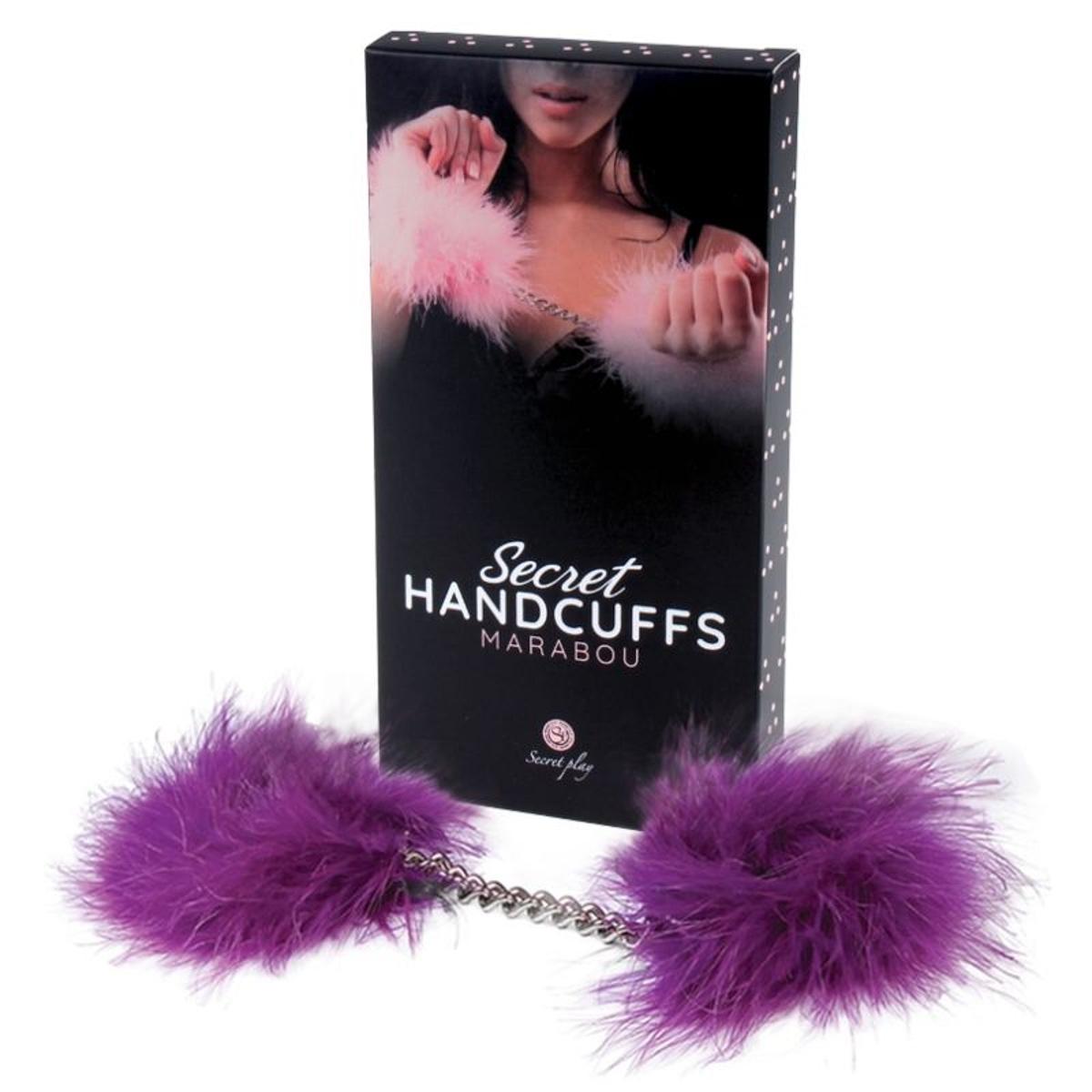 Handschellen "Marabou Handcuffs" mit Federn - OH MY! FANTASY