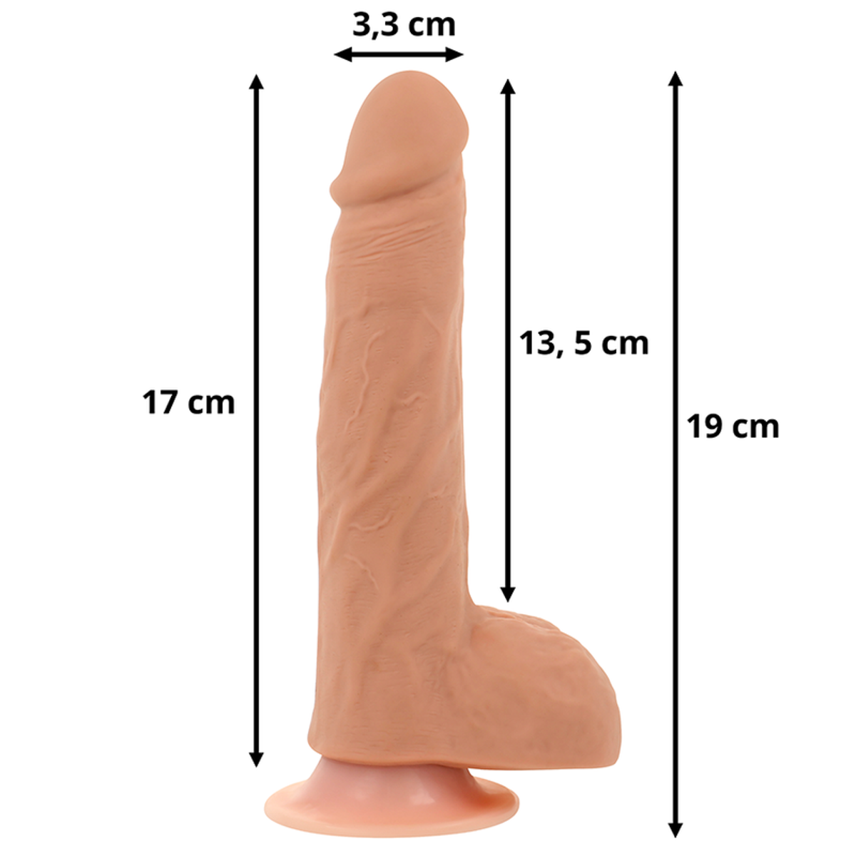 Naturdildo mit Heizfunktion und Fernbedienung - OH MY! FANTASY