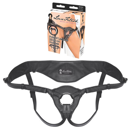 Lux Fetish - Patent Leather - Strap-on Harness