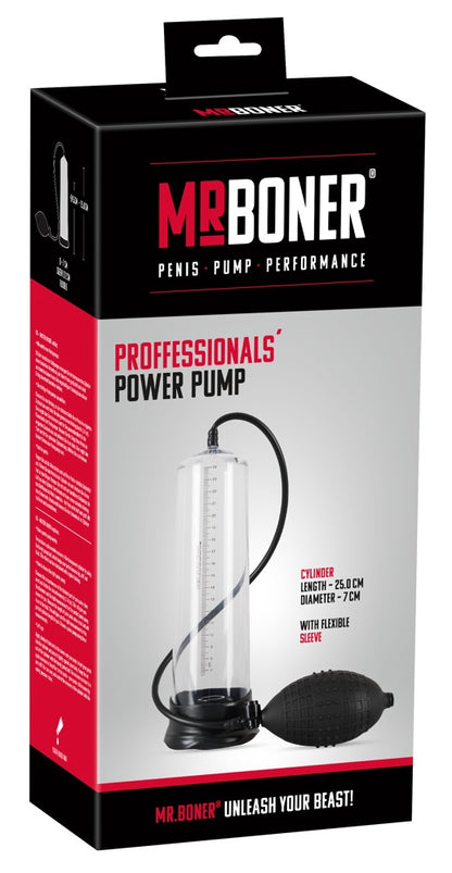 Penispumpe Mister Boner Professionals Power Pump - OH MY! FANTASY