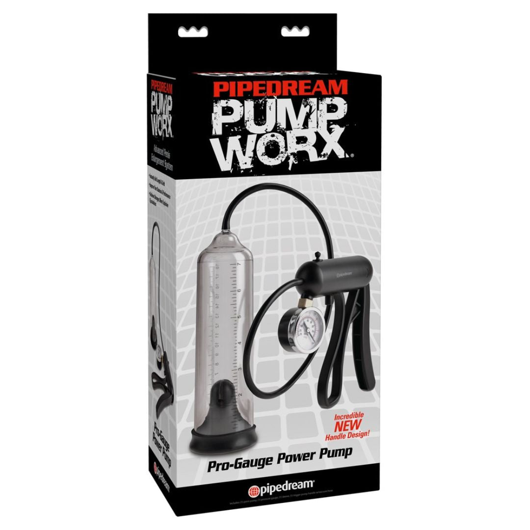 Penispumpe „Pro-Gauge Power Pump” mit Druckmesser - OH MY! FANTASY