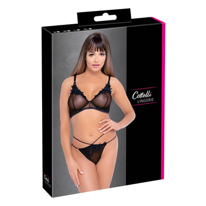 BH plus Rio-String mit edlen Stickerei-Applikationen - OH MY! FANTASY