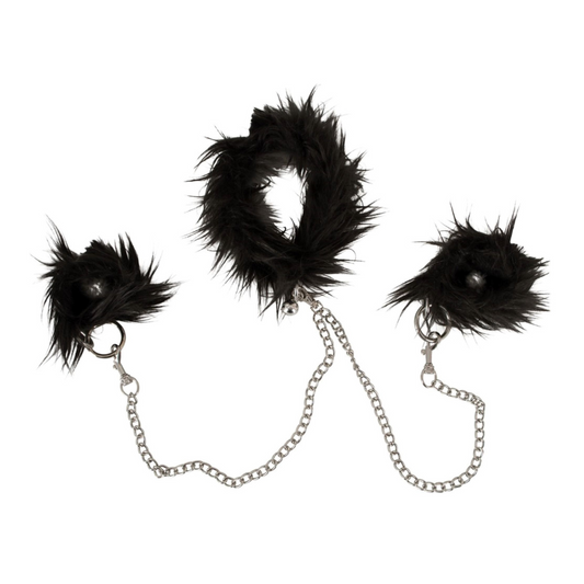 Pet Play Fesselset „Faux Fur“ - OH MY! FANTASY
