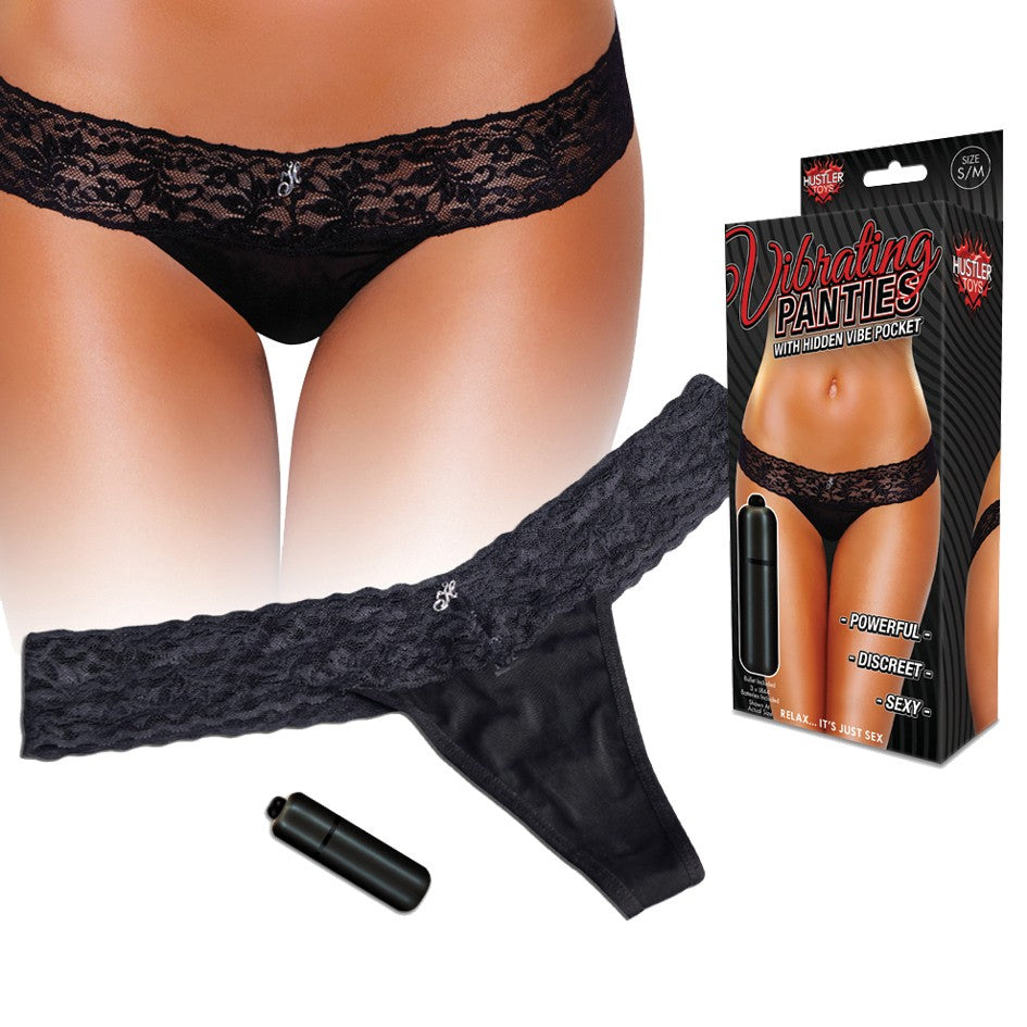 Vibrating Panties Slim black