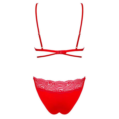 BH plus Slip mit Spitzeneinsätzen - OH MY! FANTASY