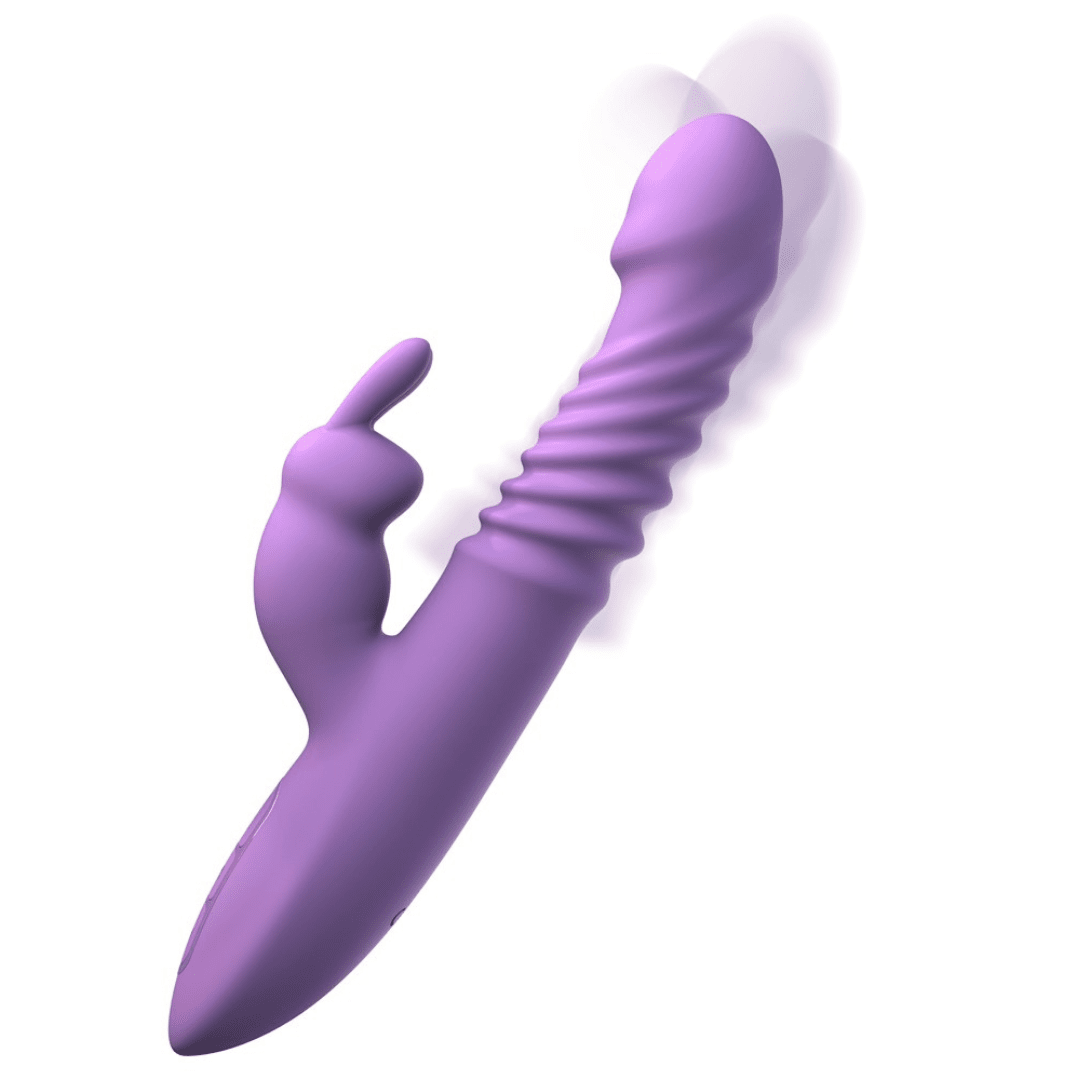 Stoßvibrator “her thrusting silicone rabbit”, mit Heizfunktion - OH MY! FANTASY