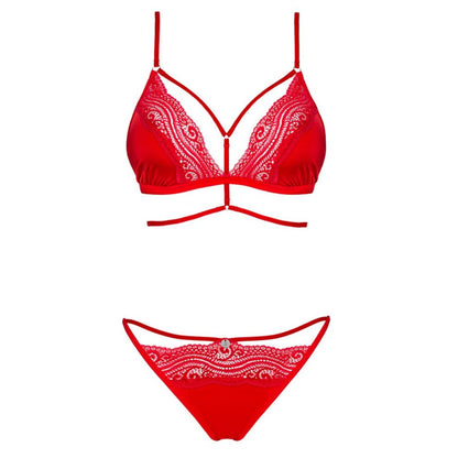 BH plus Slip mit Spitzeneinsätzen - OH MY! FANTASY