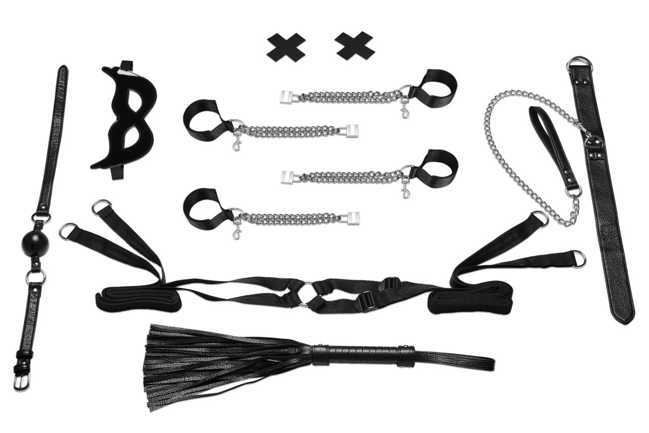 LUX FETISH Bedspreaders Bondage Play (6pc)