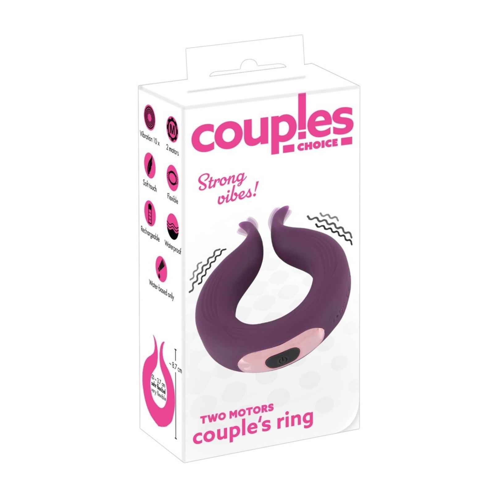 Paarvibrator „Two Motors couple’s ring" - OH MY! FANTASY