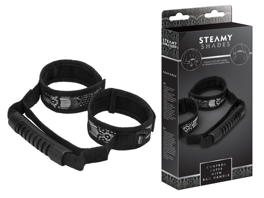 STEAMY SHADES Control Cuffs with Bag Handle