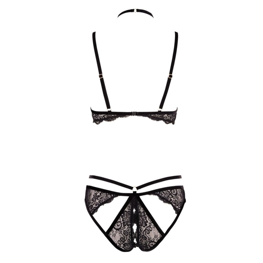Body Ouvert im Harness-Design mit offenen Cups - OH MY! FANTASY