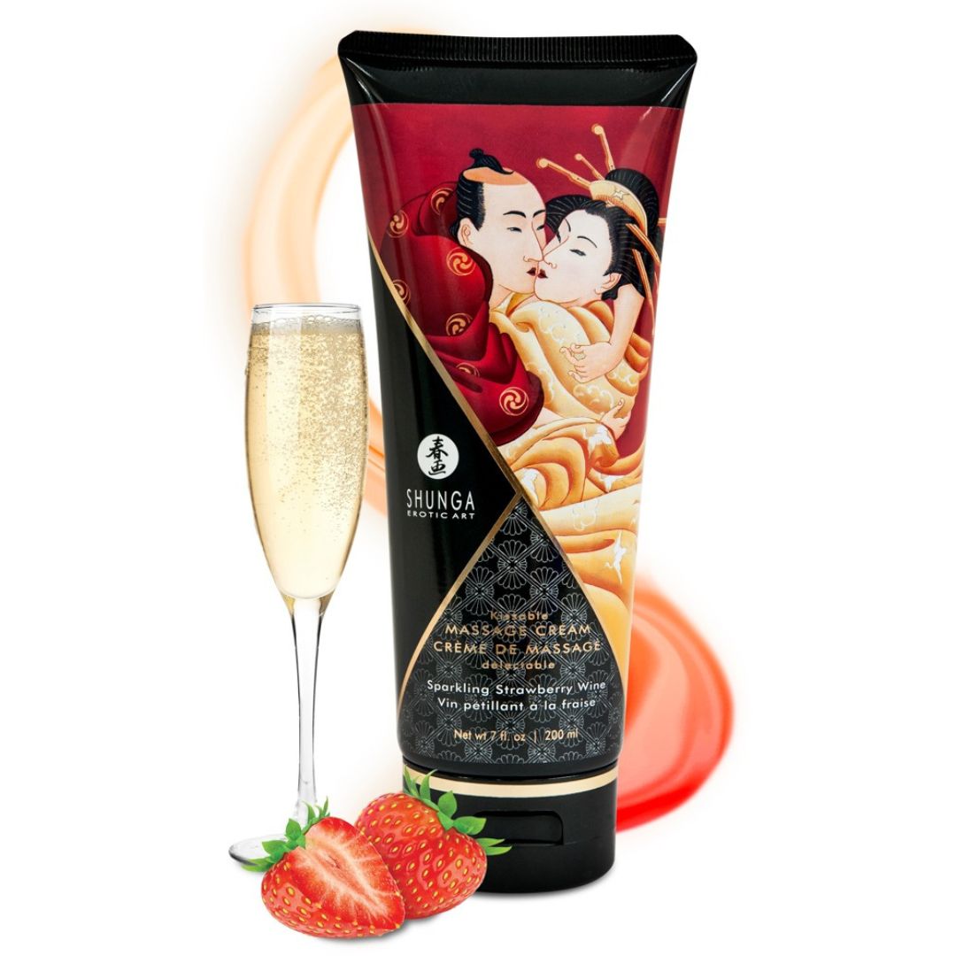 Massagecreme „Kissable Massage Cream“ mit Aroma - OH MY! FANTASY