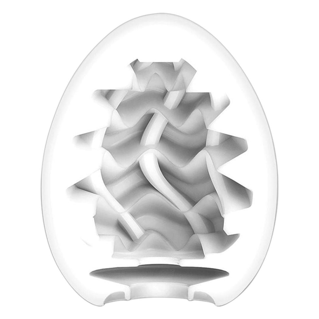 Tenga-Ei Masturbator „Egg Wavy II“ mit Wellen-Stimulationsstruktur - OH MY! FANTASY