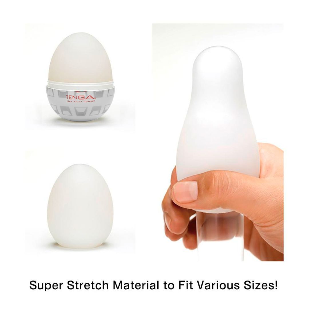 Tenga-Ei Masturbator „Egg Boxy“ mit intensiver Stimulationsstruktur - OH MY! FANTASY