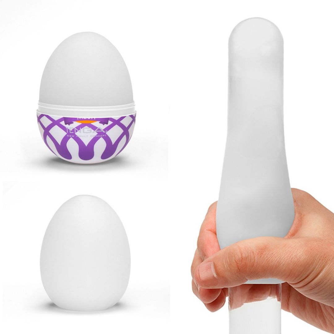 Tenga-Ei Masturbator „Egg Mesh“ mit Netzgitter-Stimulationsstruktur - OH MY! FANTASY