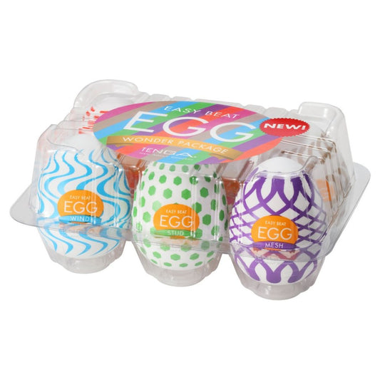 Tenga-Ei Masturbator-Set „Tenga Egg Variety Pack Wonder", 6-teilig - OH MY! FANTASY
