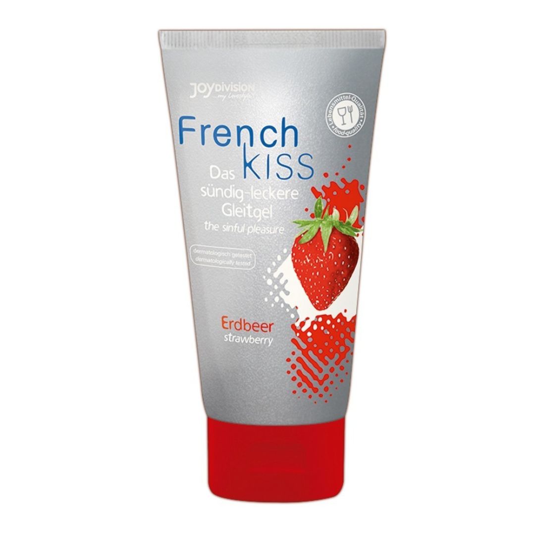 Gleitgel „Frenchkiss Erdbeer“ mit Aroma - OH MY! FANTASY